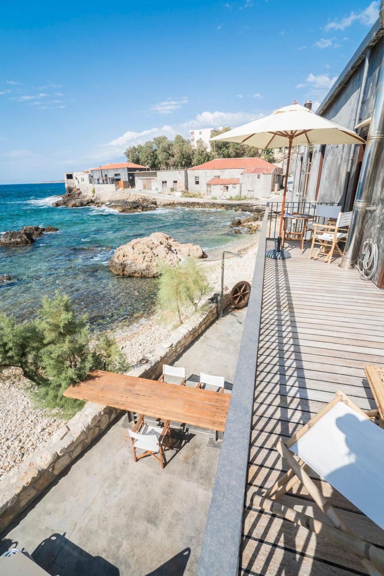Kito- Transformed House On The Water'S Edge Villa Chania  Exterior photo